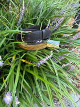 Load image into Gallery viewer, TKC Charlotte Beaded Belt Wide Width - Gold - Brass Buckle