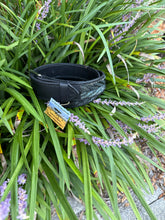 Load image into Gallery viewer, TKC Charlotte Beaded Belt Wide Width - Black Silver Buckle