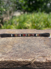 Load image into Gallery viewer, TKC Horse Browbands - Dark Brown Leather - Exceptional Equestrian