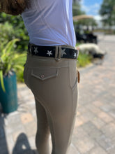 Load image into Gallery viewer, TKC Shades of Grey Stars Belt - Wide Width - Silver Buckle