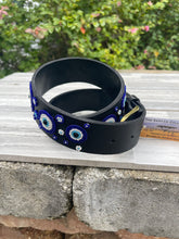Load image into Gallery viewer, TKC Evil Eye Scattered Belt - Wide Width - Silver Buckle