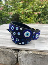 Load image into Gallery viewer, TKC Evil Eye Scattered Belt - Wide Width - Silver Buckle