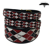 Load image into Gallery viewer, Maasai Shield Argyle Beaded Collar