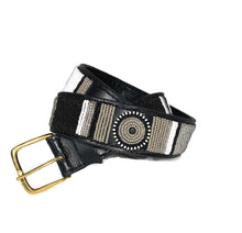 Load image into Gallery viewer, TKC Shades of Grey Belt Wide Width - Brass Buckle