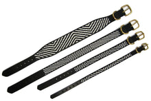 Load image into Gallery viewer, "Zebra" Beaded Dog Collar