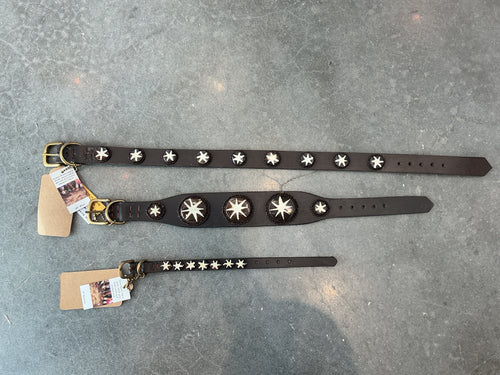 TKC Batik Bone Beaded Dog Collar