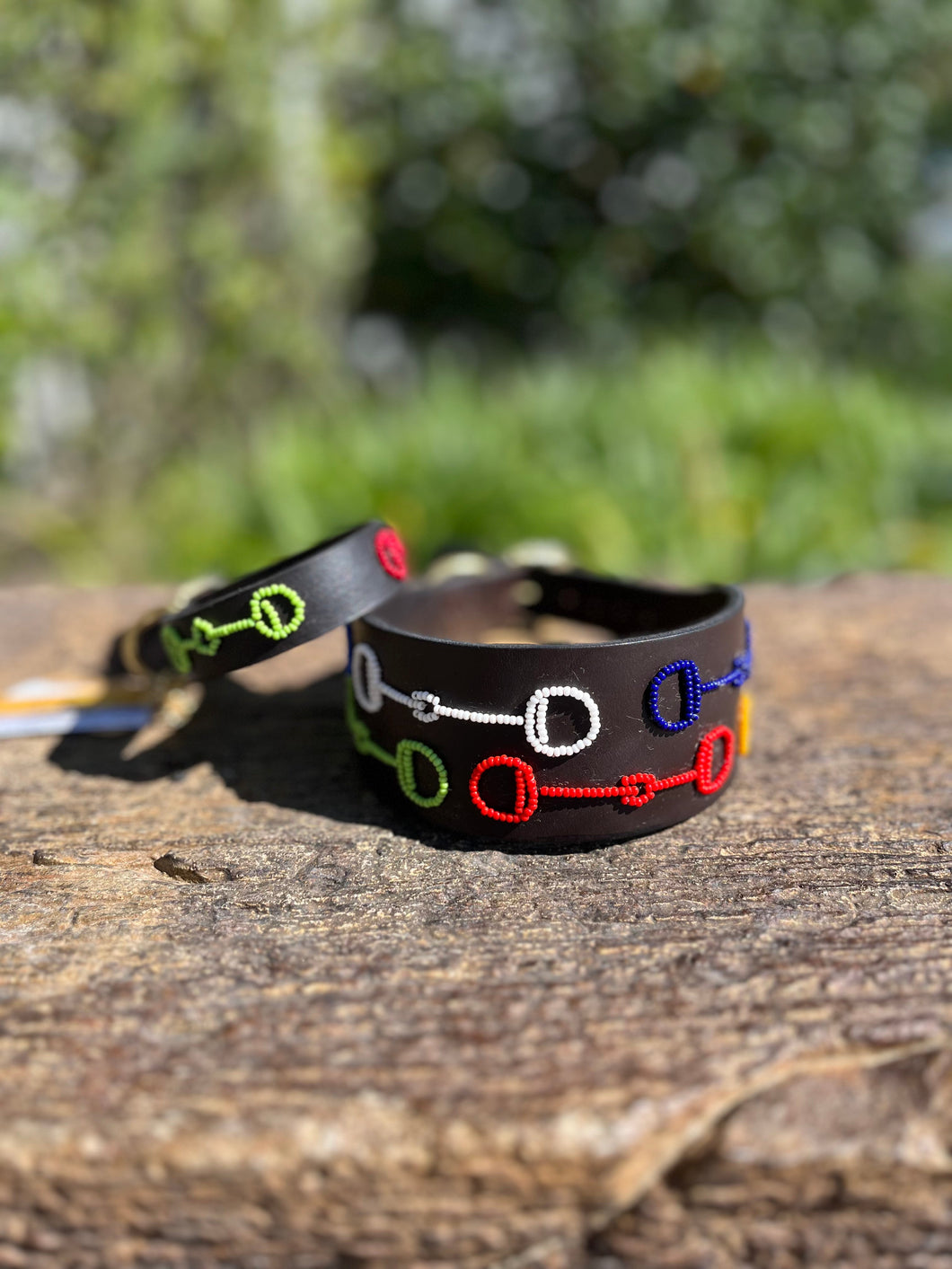 Colorful Bits Belt in Wide Width
