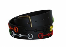 Load image into Gallery viewer, TKC Colorful Bits Belt in Wide Width - Brass Buckle