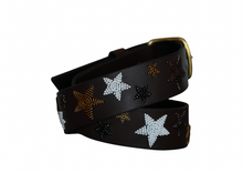 Load image into Gallery viewer, TKC Earth Stars Belt - Wide Width - Brass Buckle